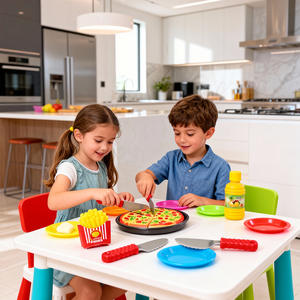 <span class=keywords><strong>Juego</strong></span> de Cocina de Juguete de Plástico Educativo para Niños con <span class=keywords><strong>Juego</strong></span> de Comida de <span class=keywords><strong>Pizza</strong></span> - Regalo Unisex - Product Image 5