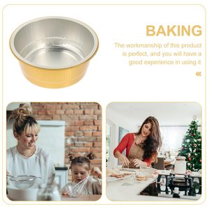 High Quality Round Aluminum <b>Foil</b> Baking Pans Colorful Pie Pans and Cup <b>Container</b> for Baking & Storage - Product Image 5