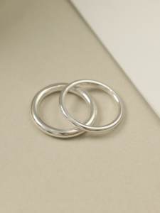 <b>Plain</b> <b>Ring</b> 925 <b>Silver</b> Minimalist Everyday Wear Unisex - Product Image 3