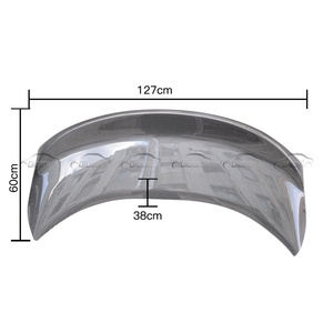 HC Style Carbon Fiber Rear Trunk Spoiler Ducktail for Hyundai Genesis Coupe <b>Boot</b> 2009-2011 - Product Image 6