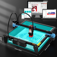 Machine de gravure laser TWOTREES TTS-10PRO 10W pour la découpe du bois, l'acrylique, le marquage sur pierre, le caoutchouc, le papier, le cristal, prend en charge le format DXF