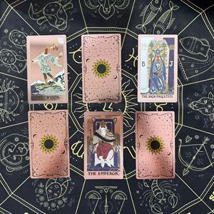 Yüksek Kaliteli Gül Altın PET Vettin Altın Varaklı <span class=keywords><strong>Tarot</strong></span> Kartı Başlangıç Seviyesi Öğrenme Su Geçirmez <span class=keywords><strong>Tarot</strong></span> Masa Oyunu - Product Image 2