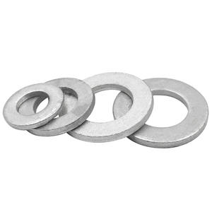 एम 3 एम 4 एम 5 एम 6 एम 8 एम 10 12 डि125 स्टेनलेस स्टील 304 316 बड़े फ्लैट वॉशर गर्म डुबकी गैल्वेनाइज्ड कार्बन स्टील फ्लैट - Product Image 6