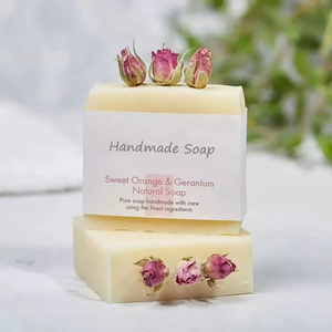 <span class=keywords><strong>Savon</strong></span> au lait de chèvre biologique, entièrement naturel, fait à la main, végétarien, adapté pour éclaircir et hydrater la peau du visage et du corps - Product Image 2