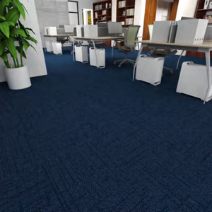 Dernières conceptions de dalles de moquette décoratives écologiques en PP, antidérapantes et résistantes à l'usure pour bureaux commerciaux - Product Image 4