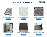 Grille perforée d'ancrage réfractaire pour cyclones, revêtement réfractaire sur mesure, vente en gros, maille soudée Hexsteel en acier inoxydable haute température