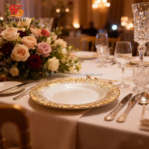 Assiettes à dîner en verre transparentes au design miroir, assiettes à fruits, bonbons, desserts, pour mariage, fête, hôtel, décoration de table - Product Image 6