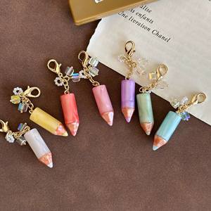 CHENXI Corée Y2K Mignon Porte-clés en résine Pendentif Créatif Crayon Sac à dos Personnalisation Porte-clés - Product Image 2