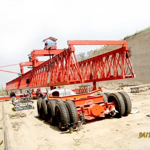 Grúa lanzadora de viga de puente tipo armadura de hormigón de 180 toneladas fabricante de grúas lanzadoras