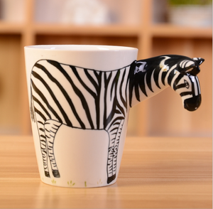 แก้วกาแฟเซรามิคลายช้างและสลอธน่ารัก3D ถ้วยน้ำลายตลกสำหรับเด็กและของขวัญสำหรับสำนักงาน - Product Image 4