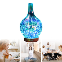 Diffuseur d'arôme électrique en verre 3D 100ml parfum aromathérapie humidificateur d'air domestique