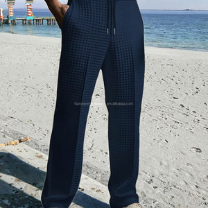 Pantalones Deportivos HANIA TRADERS Premium de Forro Polar de Poliéster para Hombre, Transpirables, de Secado Rápido, con Cordón Ajustable, Elásticos, Lisos y Teñidos, Corte Recto - Product Image 3