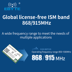 Ebyte ODM E220-900T22S Ebyte FCC CE RoHS Semtech LLCC68 LoRa <b>Modules</b> 5km Long Range <b>Wireless</b> UART 868MHz 915MHz LoRa <b>Module</b> - Product Image 5