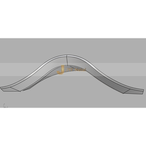 Sculpture Art Déco Haut de Gamme en Acier Inoxydable ANW4876 – Finition Miroir Personnalisée pour Projet de Décoration Anniversaire - Product Image 2