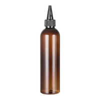 Bouteilles en PET vides de 250 ml à épaule ronde avec bouchon à bec pointu pour emballage cosmétique de sérums, lotions et hydrolats – Vente en gros