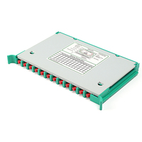 Empalmador de fusión de bandeja de empalme de fibra óptica FC de 12 núcleos para ODF con conector Pigtail SC Conector LC Uso al aire libre para redes FTTH