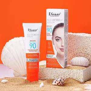 Disaar Sun Protection Max Sun SPF 90 Sunscreen Moisturizer Organic Sunscreen Lotion For All Skin