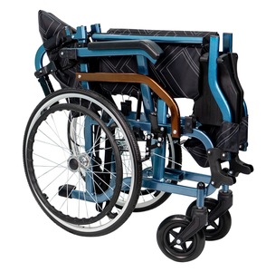 MZU כיסא גלגלים ידני קל במיוחד, כיסא גלגלים הנעה עצמית, כיסא גלגלים מתקפל למבוגרים, כיסא גלגלים רולר עם משענת גב מתקפלת - Product Image 4