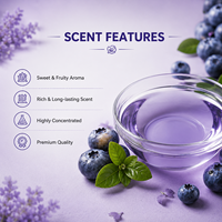 Minyak Konsentrat Aroma Buah Alami Blueberry Grosir untuk Pembuatan Lilin, Sabun, Parfum - Kelas Kosmetik Organik