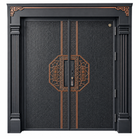 Portail de villa classique à double battant, portail d'entrée principal de luxe pour jardin et cour, taille personnalisée pour villa