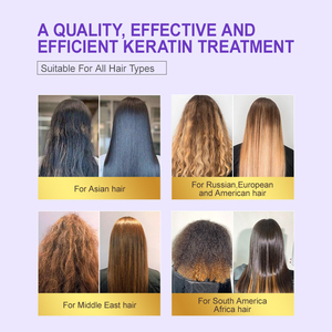 Tratamiento de queratina para alisar el cabello Queratina brasileña profesional Suavizante Tratamiento de queratina pura orgánica para el cabello - Product Image 6
