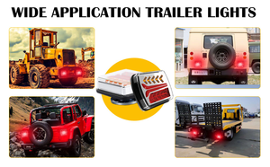 <span class=keywords><strong>Kit</strong></span> de feux arrière de <span class=keywords><strong>remorque</strong></span> <span class=keywords><strong>sans</strong></span> <span class=keywords><strong>fil</strong></span> à LED 12-24V Magnetic E9 Waterproof Rear Light Turn Signal Indicator Brake Stop Lamp for New - Product Image 6