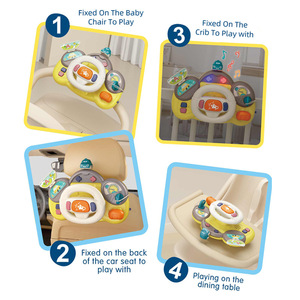 Volante de Simulación Educativo para Bebés de 0 a 3 Años, Juguete Multifuncional con Sonido y Luz, Unisex, de Plástico - Product Image 5