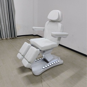 Modern Electric Facial <b>Bed</b> Adjustable Salon Treatment Chair PU Leather Beauty <b>Bed</b> with Headrest Legrest - Product Image 3