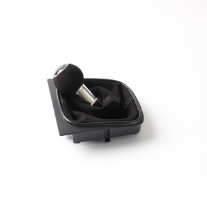 Pommeau de levier de vitesse en cuir pour Volkswagen Golf, 5 ou 6 vitesses, ergonomique, pour transmission manuelle - Product Image 2