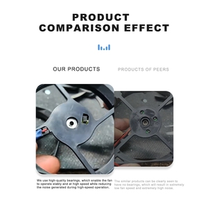 Xuhongxiang 50mm 50 X 50 X 25 mm 5025 5v <strong>12</strong> 24 <strong>Volt</strong> Dc Brushless Cooling <strong>Fan</strong> Black Plastic FREE Standing Axial Flow <strong>Fans</strong> 12v 24v - Product Image 4