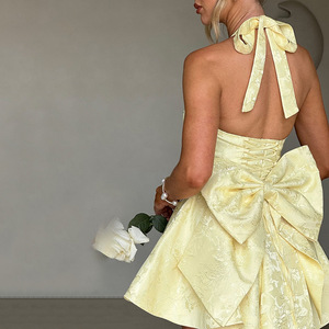 Nuovo arrivo 2025 con scollo a schiena alta senza schienale <span class=keywords><strong>abito</strong></span> da <span class=keywords><strong>principessa</strong></span> per le donne - Product Image 3