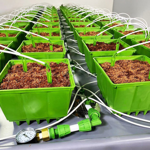 6-inch vuông Vườn Ươm nhà máy container với bìa hydroponics phát triển chậu cho seeding cho nông nghiệp nhà kính - Product Image 2