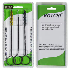 Kit d'outils multifonctionnels pour le nettoyage de tuyaux et de canalisations extérieures, brosses en laiton et en nylon, léger (59g) pour une maintenance de précision - Product Image 5