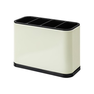 Porte-couverts en acier inoxydable, organisateur de cuisine avec compartiment pour le rangement des cuillères, fourchettes et couteaux - Product Image 3