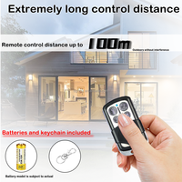 Télécommande universelle à code d'apprentissage RF 433 MHz à distance améliorée, 1234 boutons, pour porte de garage, éclairage LED, contrôle de portail électrique