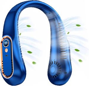 Portable Personal <b>Fan</b> Neck Cooling <b>Fan</b> Digital Display <b>Mini</b> <b>Fan</b> for Office and Dormitory - Product Image 1