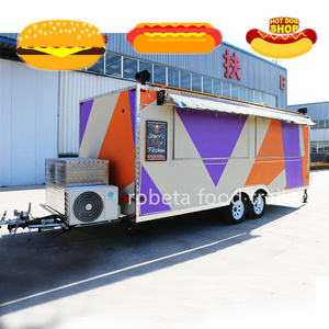 Camions de restauration américains avec cuisine complète, remorques de restaurant mobiles avec distributeur de snacks, camion de restauration américain à vendre - Product Image 4
