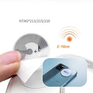 Tùy chỉnh thickniess in ấn Vòng NFC etiqueta xem xét nhãn adhesivo <span class=keywords><strong>RFID</strong></span> Sticker <span class=keywords><strong>HF</strong></span> thẻ cho nhà hàng menu URL xem xét - Product Image 2