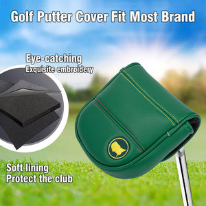 Manufacturer Custom Magnetic Square Mallet <b>Putter</b> Cover Golf Club <b>Headcover</b> Golf Head Covers Mallet Headcovers - Product Image 4