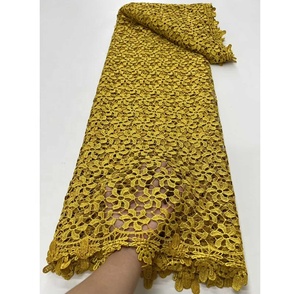 Tela de Encaje Guipur Bordada con Lentejuelas, Diseño de Moda Toplace, Venta al Por Mayor a Precio Económico, Ecológica, 5 Yardas - Product Image 2