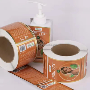 Aangepaste etikettenfabrikant, waterdichte zelfklevende rol-etiketten, PVC/vinyl met logo, hologram & goudfolie bedrukking - Product Image 3