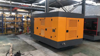 Portable 18-24bar vis compresseur d'air 220V moteur roulement PLC pour forage de roche lubrifié alimenté au gaz 20bar moteur de travail