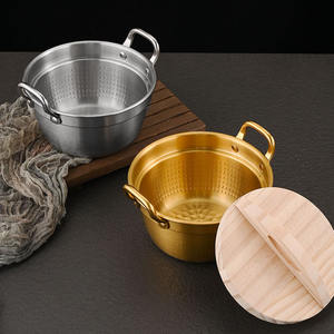 Olla de Ramen de Corea, utensilios de cocina, olla de marisco para el hogar, olla de Fideos Instantáneos para Picnic, restaurante, Camping, senderismo, sopa - Product Image 1