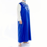 Vêtements Islamiques Robe de Prière Musulmane Boubou Djellaba Qamis IKF Abaya Thobe pour Hommes Musulmans