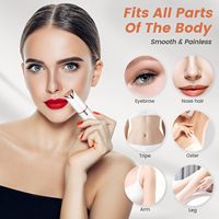 Épilateur électrique pour femme, rasoir et tondeuse à sourcils électrique, personnalisable en usine, vente chaude