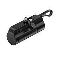 Mini Banco de Energía Portátil USB C, Nuevo Banco de Energía Digital Portátil para Teléfono Móvil con Soporte para Teléfono