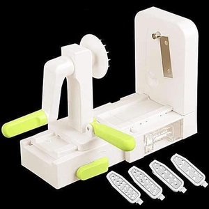 For Fullstar 4 Pcs Handheld Spiralizer Kitchen Tools Manual Vegetable Chopper Shredding Machine Wholesale Spiral Slicer Cutter - Product Image 2