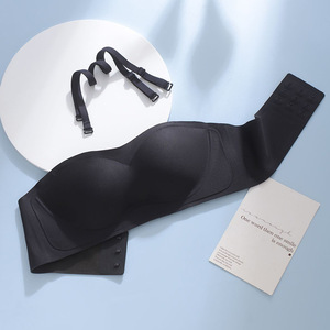 Lencería <span class=keywords><strong>sin</strong></span> hombros Sujetador push-up invisible antideslizante para mujer <span class=keywords><strong>sin</strong></span> <span class=keywords><strong>costuras</strong></span>, sujetador <span class=keywords><strong>sin</strong></span> <span class=keywords><strong>costuras</strong></span> para mujer - Product Image 6