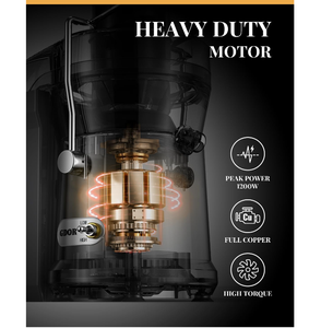 Bpa-miễn phí 1200W ly tâm vắt nước trái cây 2 tốc độ chế độ 3.2 inch thức ăn máng cao năng suất nước trái cây và rau Máy ép trái cây - Product Image 5