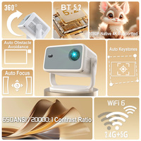 Mini-Projecteur Vidéo Topleo Portable de Salon 1080p LCD, Projecteur Intelligent Android 13 4K Wifi